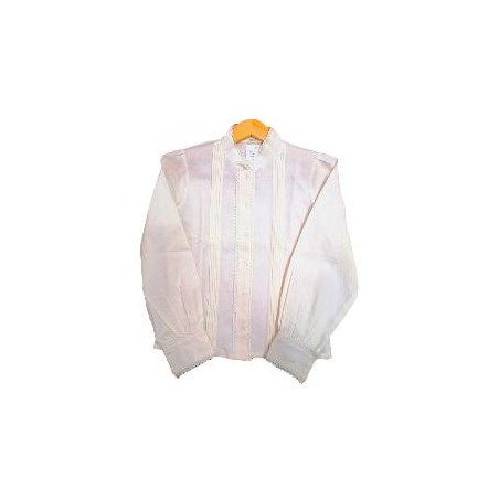 CAMISA BLANCA LORZAS NIÑA 10