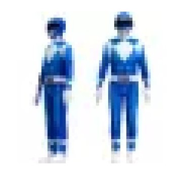 DISFRAZ POWER RANGER AZUL T 10-12