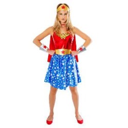 -DISFRAZ WONDER WOMAN DELUXE S