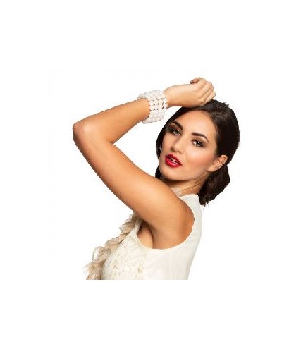 -PULSERAS UNIDAS PERLAS
