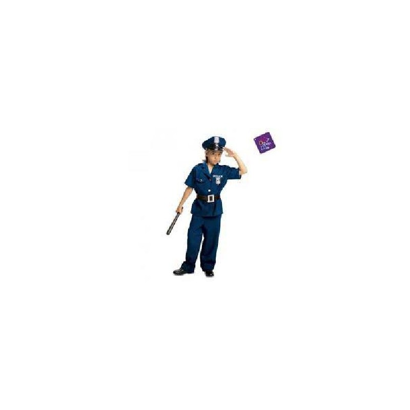 -DISFRAZ POLICIA NIÑO URBANO 10-12