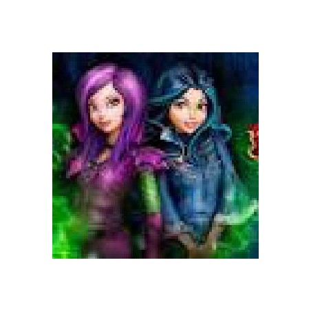 -PELUCA LOS DESCENDIENTES MORADO