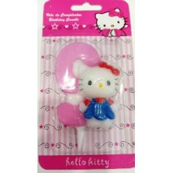 -VELA CUMPLEAÑOS HELLO KITTY Nº 9