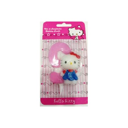 -VELA CUMPLEAÑOS HELLO KITTY Nº 9