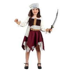 -DISFRAZ CORSARIA DE LOS MARES NIÑA 12