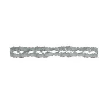 -GUIRNALDA UNICOLOR PLATA 4M