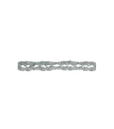 -GUIRNALDA UNICOLOR PLATA 4M