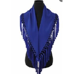 MANTONCILLO AZUL COBALTO FLECO AZUL