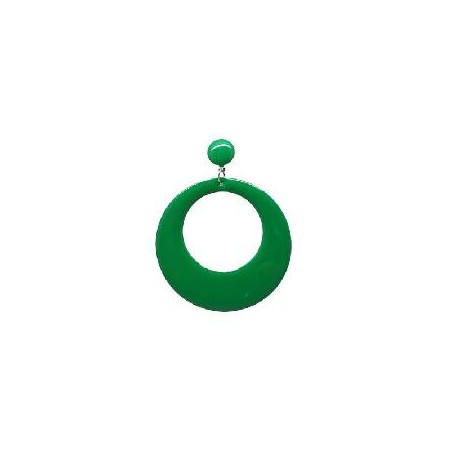 PENDIENTES ARO METAL ROSA PALO