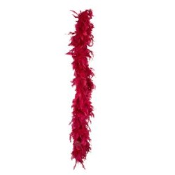 -BOA DE PLUMAS BURDEOS (180 cm)