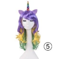 -PELUCA UNICORNIO MULTICOLOR INFANTIL