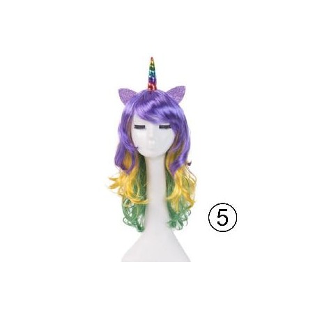 -PELUCA UNICORNIO MULTICOLOR INFANTIL