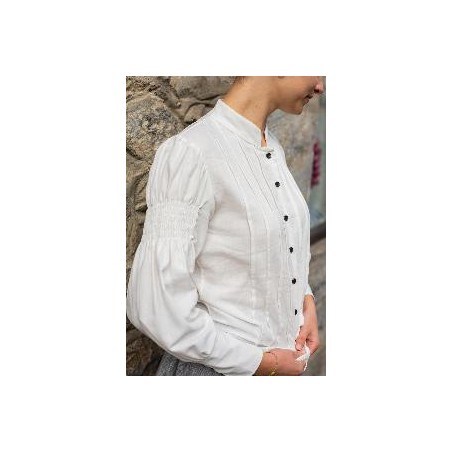 -CAMISA REGIONAL LINO NEGRO L