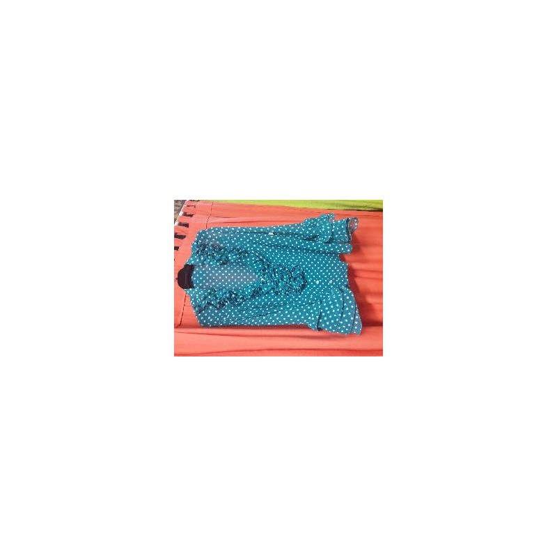 CAMISA MODELO ANDALUCIA GASA AZUL PETROLEO LUNAR 52