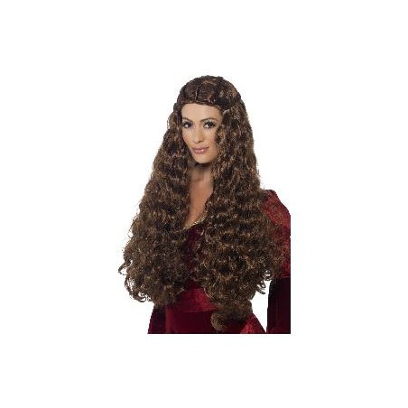 -PELUCA PRINCESA MEDIEVAL MARRON