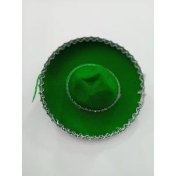 SOMBRERO MEXICANO INFANTIL VERDE OSCURO