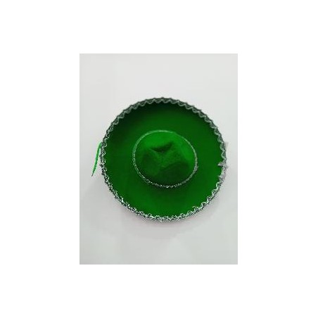 SOMBRERO MEXICANO INFANTIL VERDE OSCURO