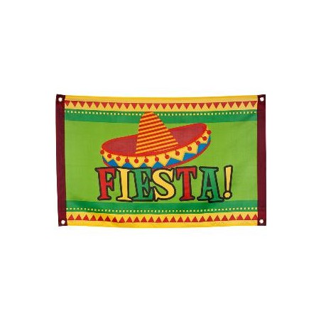 -BANDERA FIESTA MEXICANA