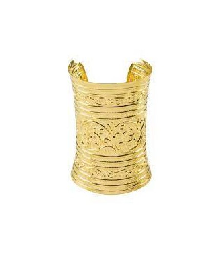 -BRAZALETE METAL DORADO TALLADO