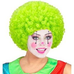-PELUCA RIZADA PAYASO VERDE