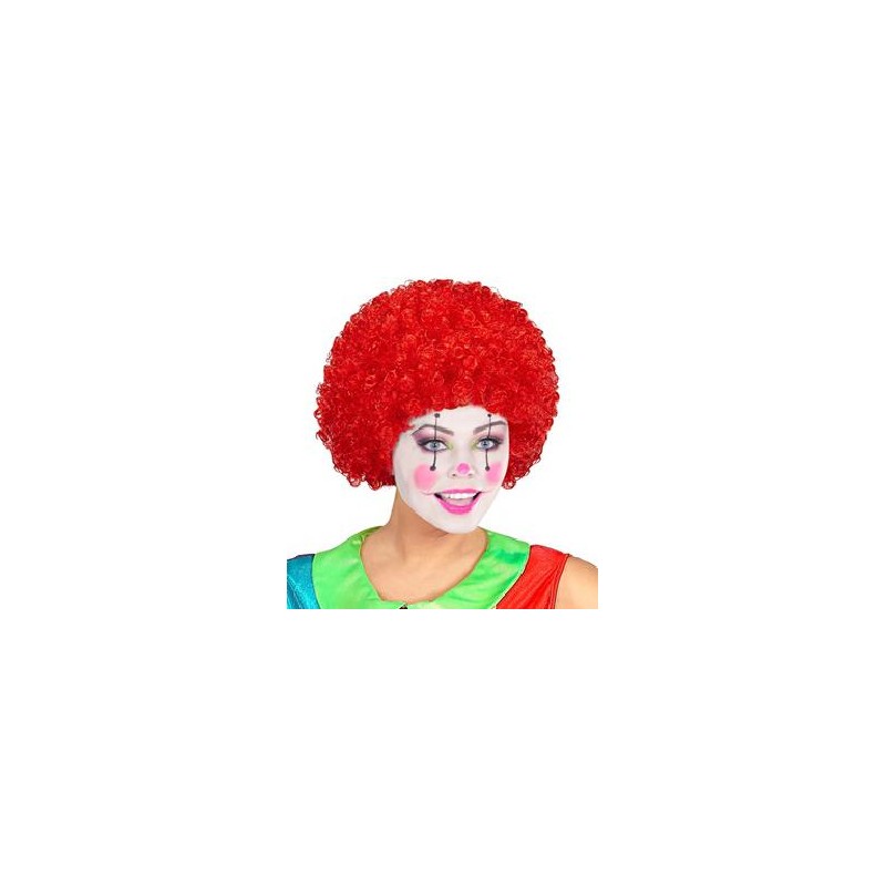 -PELUCA PAYASO ROJA
