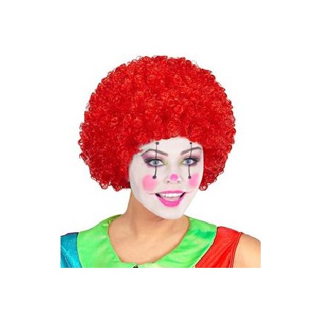 -PELUCA PAYASO ROJA