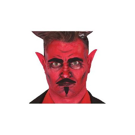 -SET CEJAS BIGOTE Y PERILLA DIABLO