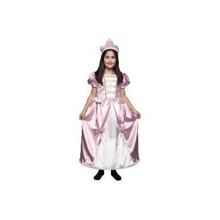 -DISFRAZ PRINCESA ROSA 10-12