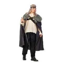 -DISFRAZ GUERRERO MEDIEVAL GRIS M