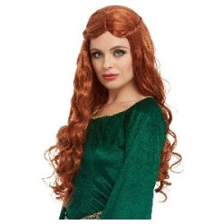 -PELUCA PRINCESA MEDIEVAL CASTAÑO