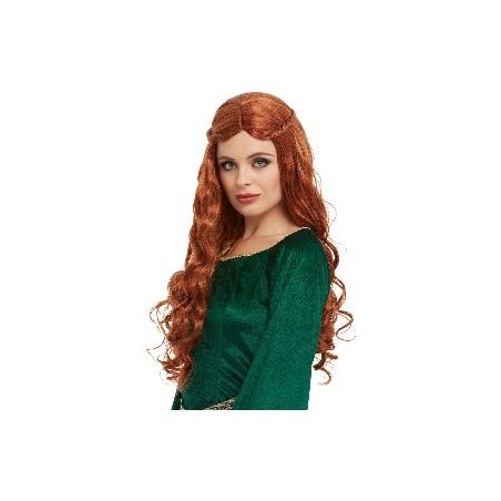 -PELUCA PRINCESA MEDIEVAL CASTAÑO