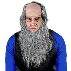 -PELUCA AMISH CON BARBA Y GAFAS