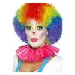 -CUELLO DE VOLANTES PARA PAYASO FUCSIA