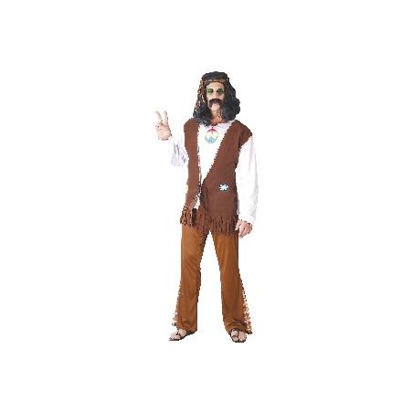 -DISFRAZ HIPPIE FLOWER HOMBRE XXL