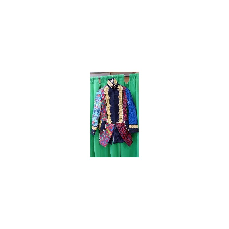 -CHAQUETA PATCHWORK XS