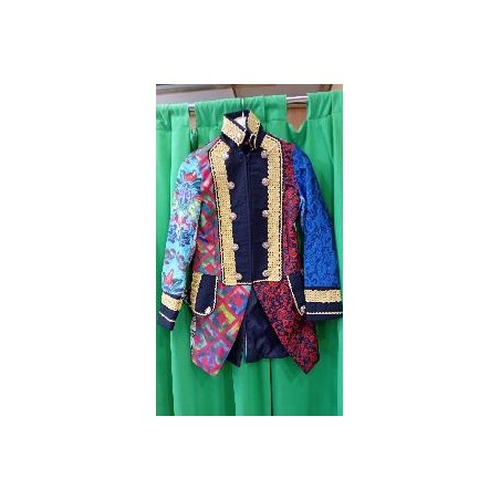 -CHAQUETA PATCHWORK XS