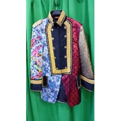 -CHAQUETA PATCHWORK CABALLERO L