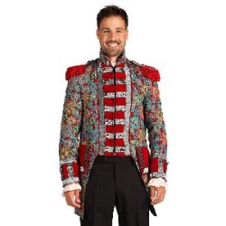 -CHAQUETA FLORES RUSTICAS XL