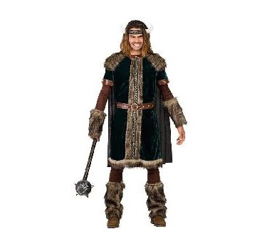 -DISFRAZ VIKINGO GREEN S