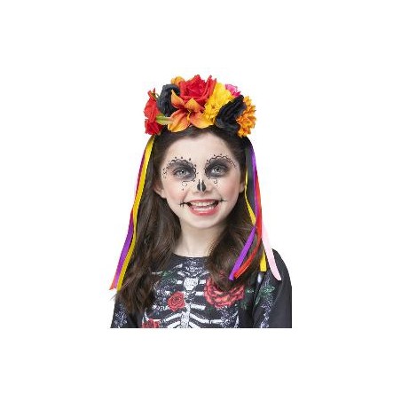 -DIADEMA ROSAS INFANTIL