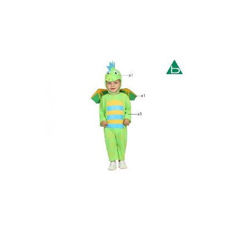 -DISFRAZ DRAGON 6-12 MESES
