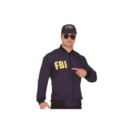 DISFRAZ CONJUNTO FBI ADULTO