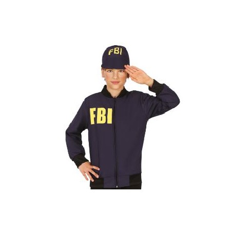 DISFRAZ CONJUNTO FBI INFANTIL