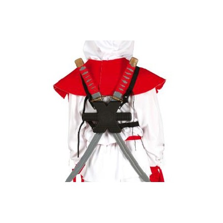 ESPADAS SAMURAI DE 53 CMS PARA LA ESPALDA