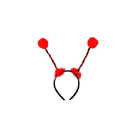 DIADEMA BOLAS ROJAS MARIQUITA