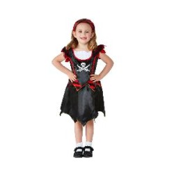 -DISFRAZ PIRATA NIÑA 3-4 AÑOS