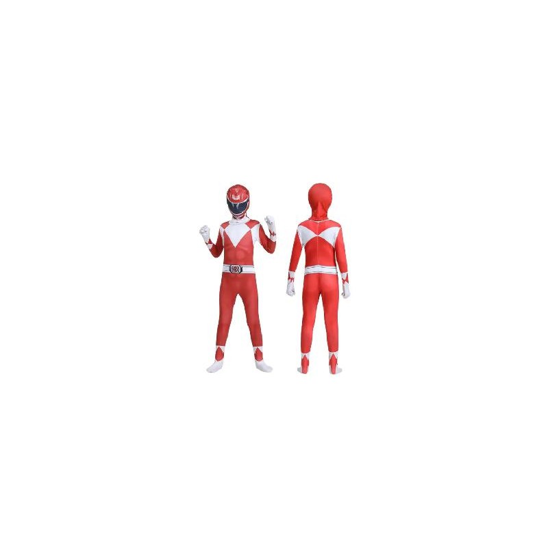 DISFRAZ POWER AL RANGERS ROJO 10
