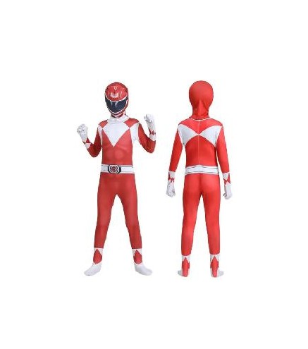 DISFRAZ POWER AL RANGERS ROJO 10