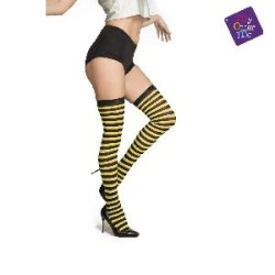 -MEDIAS RAYAS NEGRO-AMARILLO
