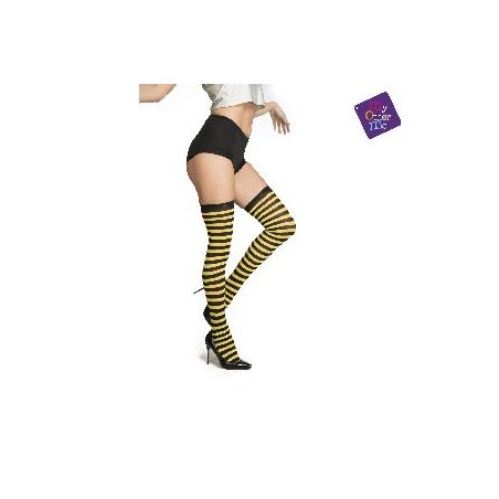 -MEDIAS RAYAS NEGRO-AMARILLO